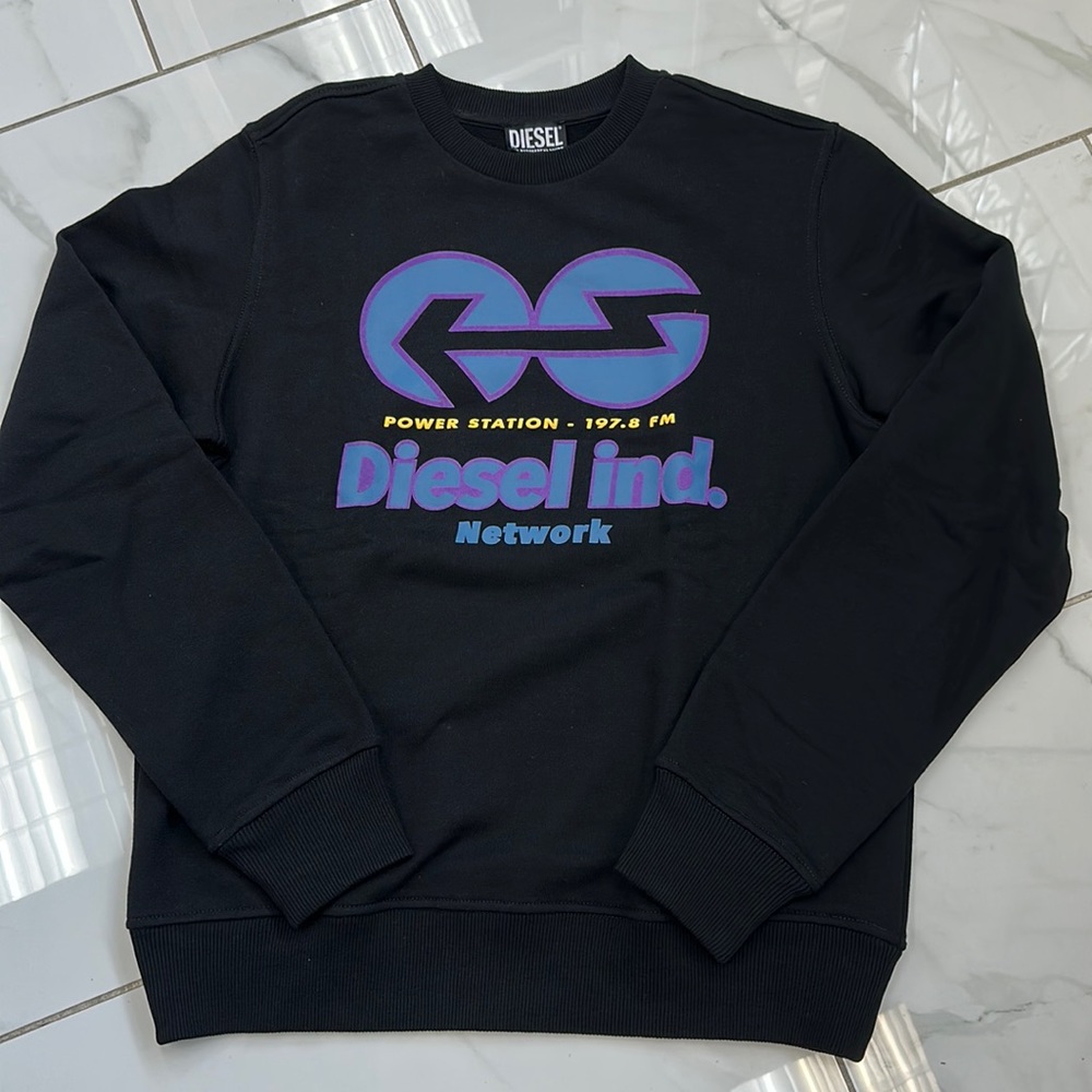 MENS DIESEL CREWNECK LONG-SLEEVE